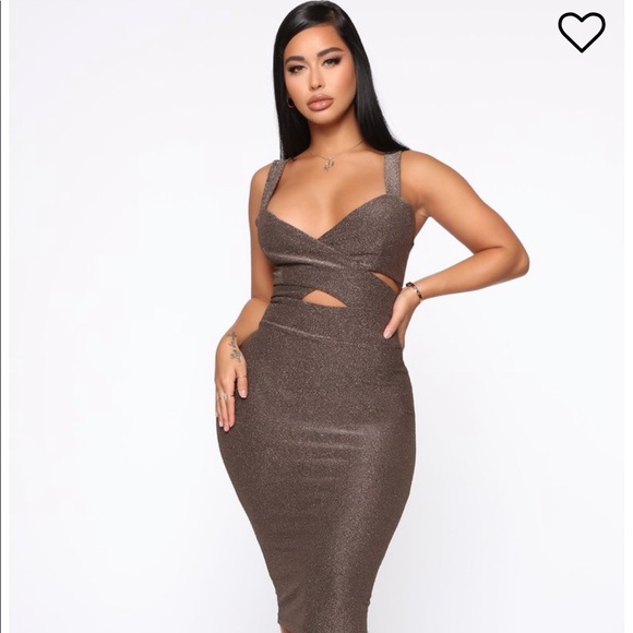 Fashion Nova Dresses & Skirts - 🤎Mocha midi dress🤎